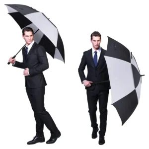 Windproof Waterproof Big Size 62 68 72 Inch Golf Umbrella Custom Printing Golf Umbrella 58in