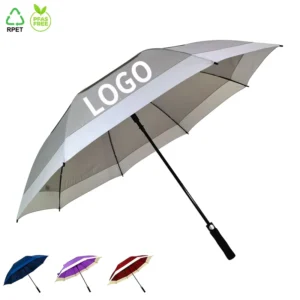 Windproof Waterproof Custom Logo Straight Umbrella