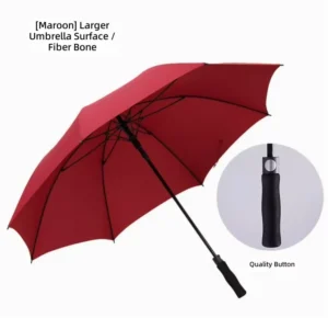 Windproof Waterproof Extra-Large Golf Umbrella with Custom Print