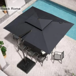 Windproof Waterproof Outdoor Patio Parasol for Hotels, Parks, Hospitals, Courtyards and Patios