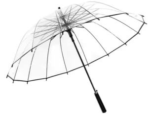 Women’s Clear Dome Shaped Transparent Umbrella for Rain