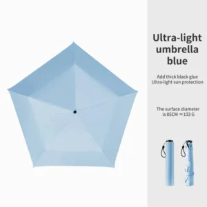 Women’s Compact Sun Umbrella, Lightweight, with Custom Logo
