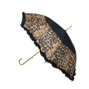Women’s Open Parasol Umbrella With Ruffles Umbrella Sun Parasol Lace Wedding Umbrella