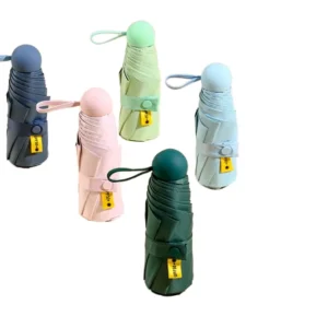Women’s Portable Mini Windproof Umbrella Modern Classic Design Anti-UV Protection Manual Control Minimalist Business Gifts