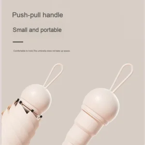 Women’s Ultra Light Classic Design Sun & Rain Umbrella Telescopic Handle UV Protection 50% Mini Parasol New Cross Border Gift