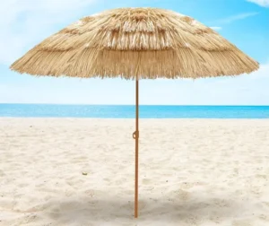 Wooden Columns Waterproof and Sun Proof Swimming Pool Patio Outdoor Garden Beach Umbrella