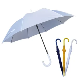 YS-1100 Auto Open Manual Close Straight Umbrella, Polyester, Waterproof
