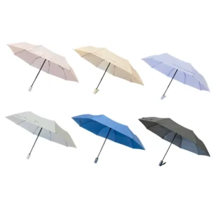 YS 3047 Classic Folding Umbrella Factory 3 Fold Automatic 21″ 8 Ribs Windproof Portable Travel Promotional Gift