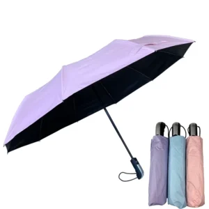 YS-3125 Compact Travel Umbrella UV Protection Fully Automatic Waterproof Windproof 3-Fold