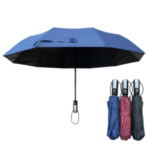 YS-3127 Windproof Anti-UV Sun and Rain Parasol Auto Open and Close Travel Folding Umbrella