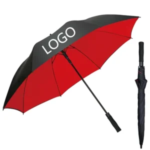 YS-7014 Classic Golf Umbrella Factory Supply Big Size Double Layer Windproof Auto Open Custom Logo Golf Umbrella for Advertising