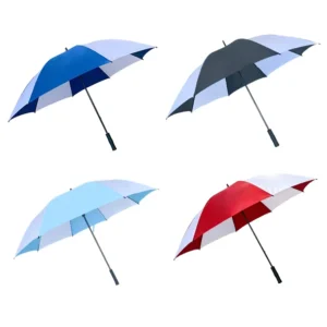 YS 7057 High Quality Stick Umbrella With Custom Logo Advertising Gift Windproof Manual Open Big Size Straight Golf Umbrella