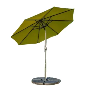 Yellow 2.7M Patio Garden Outdoor Umbrella Modern Beach Umbrella Sun Umbrella