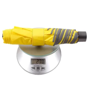 Yellow Manual Oversized Wind-Resistant Portable Rain Umbrella