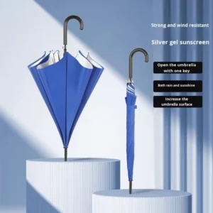 of Straight pole Umbrellas with Printed Advertisements Low Price and Good Quality Choice for Foreign Trade Customers